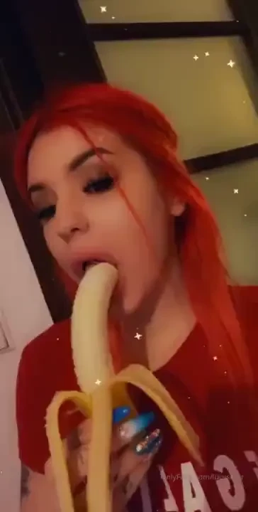 Enjoying my banana 