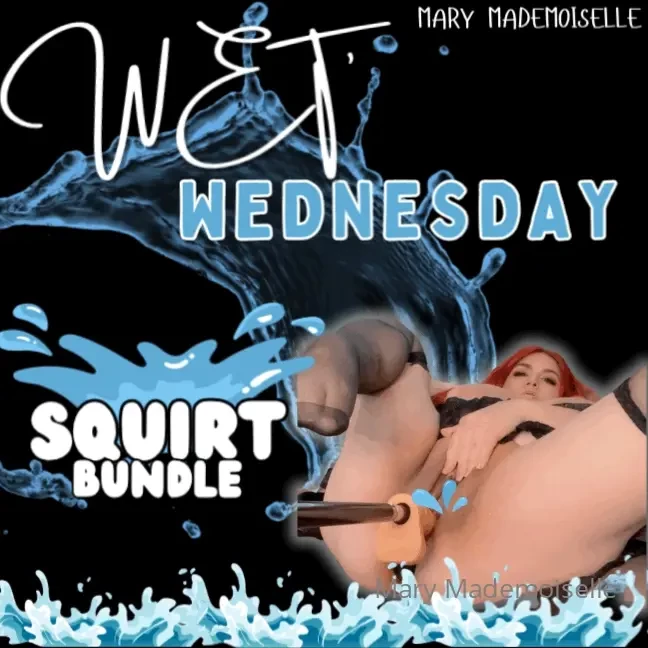 Wet wednesday squirt bundle check your dms for this insane deal 