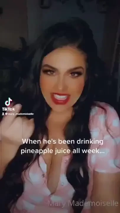 Have you had your pineapple juice today 