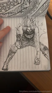 I drew these yesterday can you tell i m a big dandadan fan