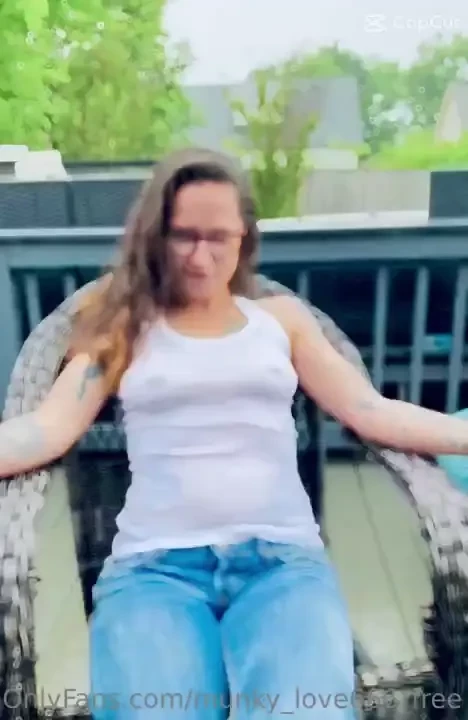 Just a snippet of me getting soaked in the rain 