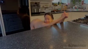 Just 8 or so minutes of daddy and i hanging in the kitchen i m only