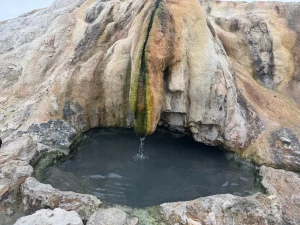 Enjoyed private hot springs this weekend it was 27 and snowing join my part 1