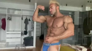 New amazing hairy flexing show worship amazing show muscle worship
