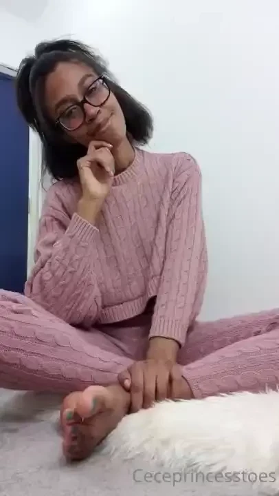 Watch me tease you by licking my toes here s a glimpse of what it s 