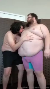 Sometimes i forget just how big i am but then a cute chubby guy like