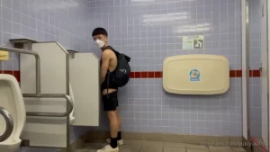 Caught at the public restroom part 1