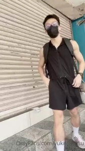 On the walking side here comes no clothes