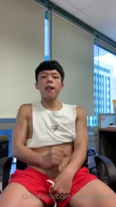 Oops jerk off at the office