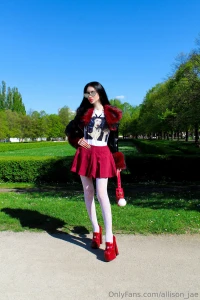 Went out for a little walk today what do you think of my patent heels