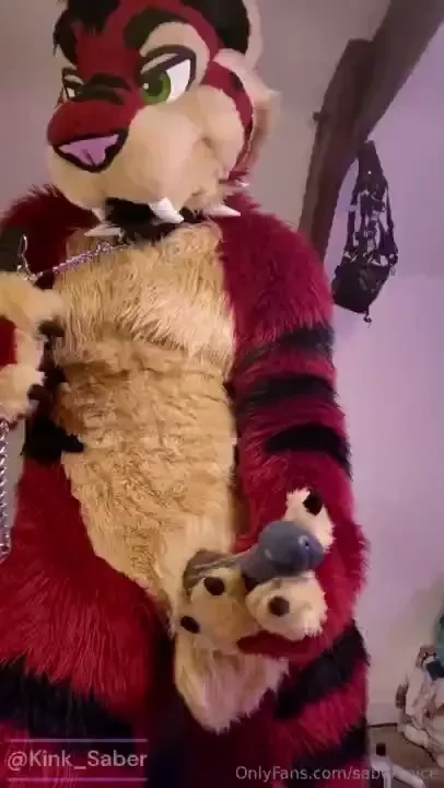 2nd in the jerk off series - watch your collared service saber stroke 