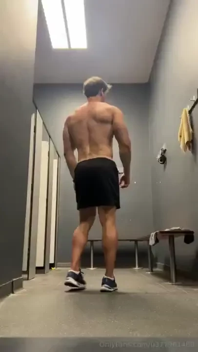 Mandatory post gym session posing 