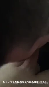 Short clip of me giving a quick blowjob to the neighbour his