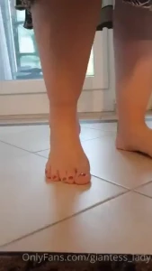Walking barefoot