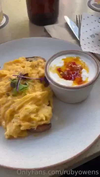 If a pretty busty snowbunny is out for breakfast with a black alpha 