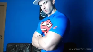 Superman pec dance part 3