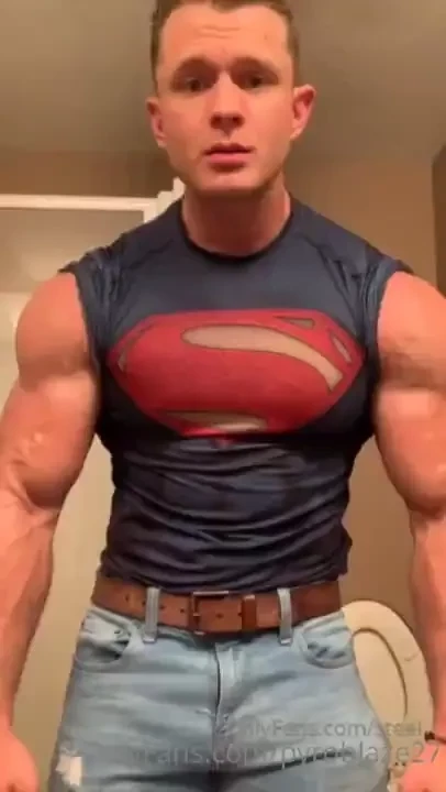 Steel superman pec bouncing part 2 