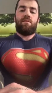 Superman pec dance part 2