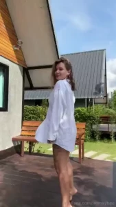 On this beautiful veranda my nipple fell out unscheduled i must have