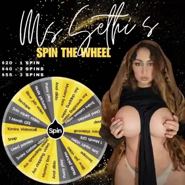 Sethi s spin the wheel is finally here your gifts this month sit tight 