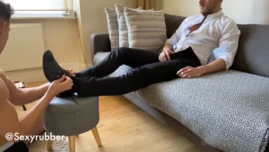 Finally full video is here malefeetworship this twink boy waited on