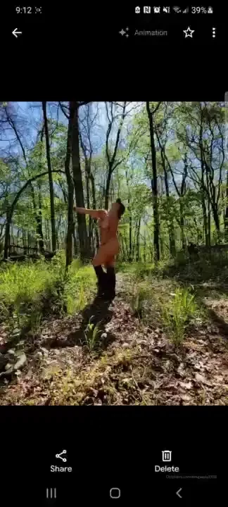 Fun in the woods 