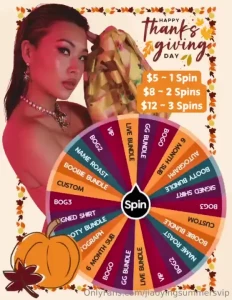 I m so thankful for you spin my thanksgiving wheel i m giving my cubs