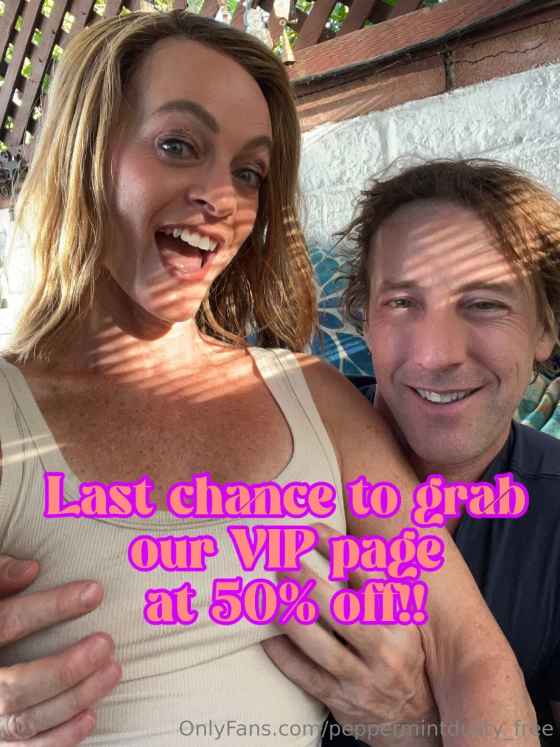 Today is your last day to subscribe to our vip page while it s on sale 
