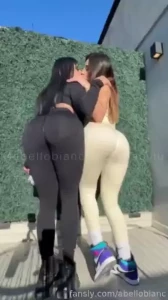 We were training with my friend and we ended up a little horny we