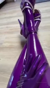 Purple latex purple shine purple sounds purple feet