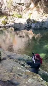 Good morning lovely humans i went to the river recently with my