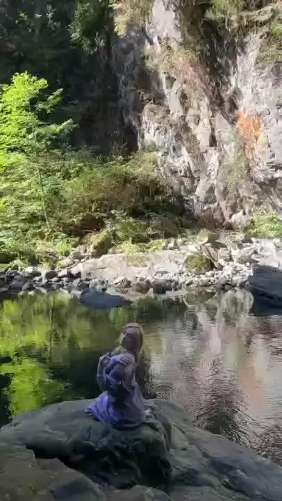 Good morning lovely humans i went to the river recently with my part 1 