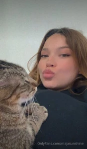 My kitten and i wish you a lovely weekend and start to the month