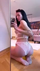 Butt and not so bare feet