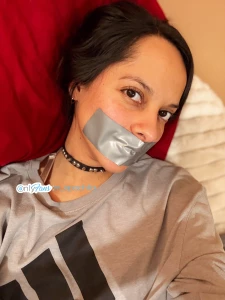 Silvertape pvctape tape gagged part 2