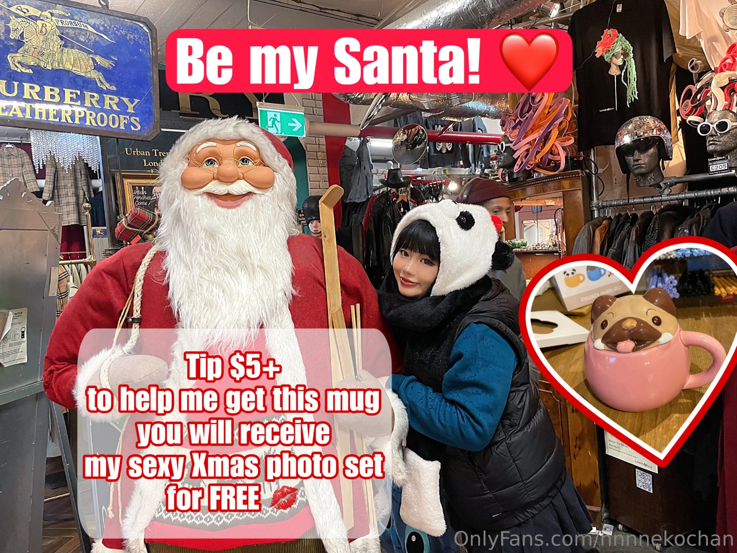 Tip 5 or more to help me get this cute pug mug 3 and i will be a good 