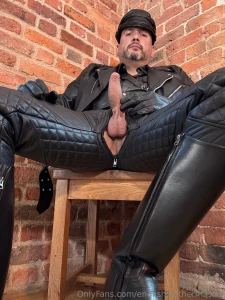 Who needs leather daddy dick and cum part 1