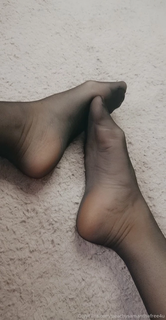 Anyone order some legs in my favourite sheer black pantyhose part 3 