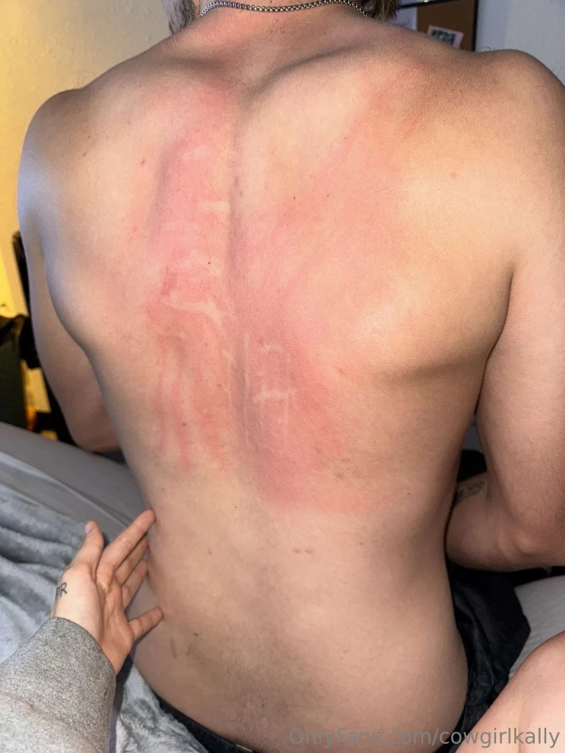 His poor back more content to be out soon 