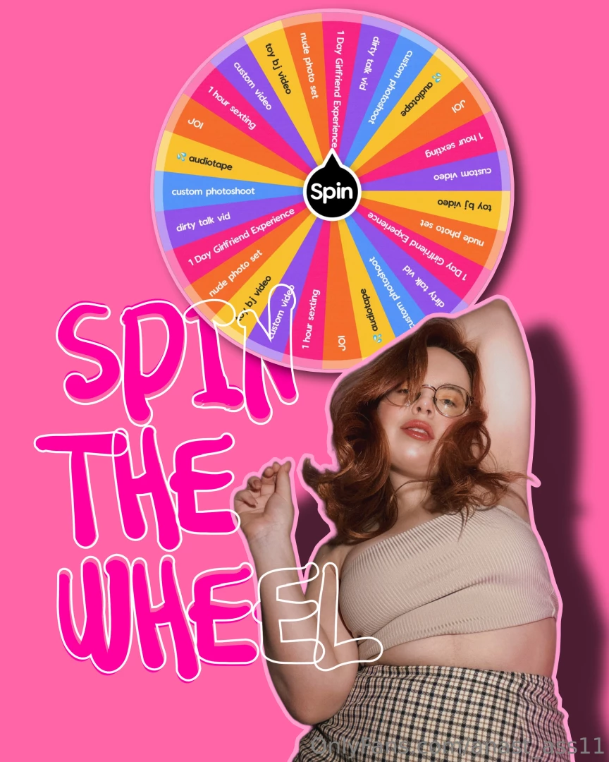 Spin the wheel - - girlfriend experience joi 7 11 11 11 dm shall we 