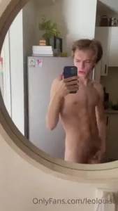 Hanging around the apartment toying with my cock as always