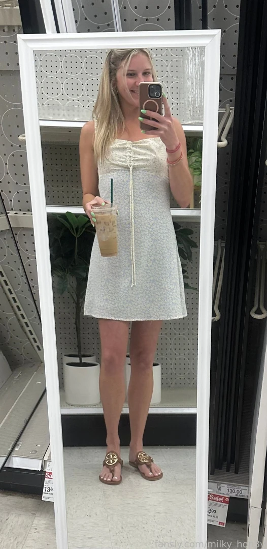 Starbies amp shopping hit different when on vacation blonde selfie part 3 