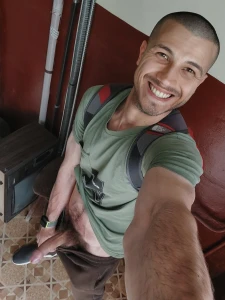 I m standing with my dick out so that someone can see me jerking off part 5