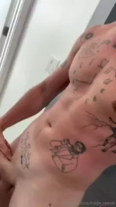 All shaved up for my main men haha check out the tan line