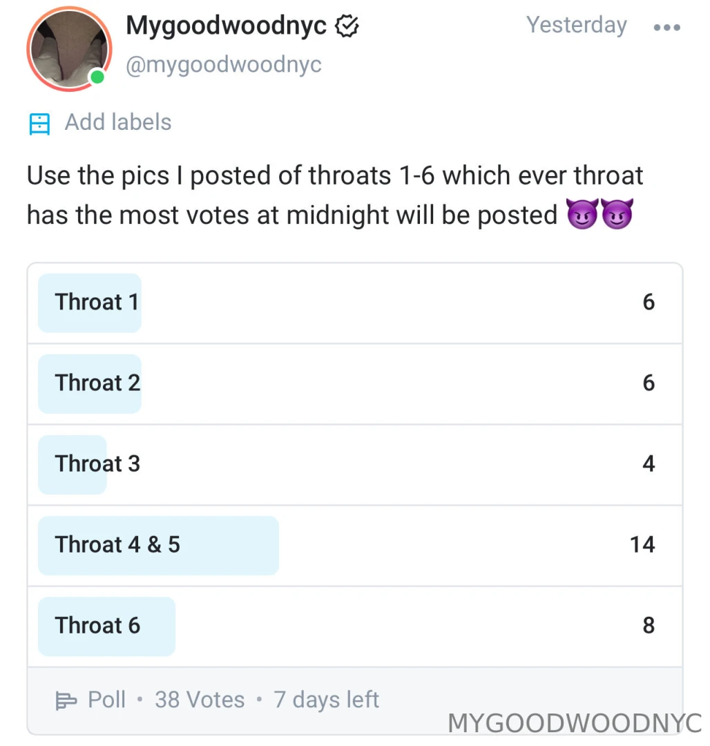 Votes are in 4 amp 5 won 
