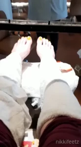 Pretty new pedicure
