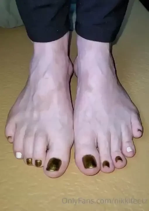 All my little foot muscles working in one close up shot 