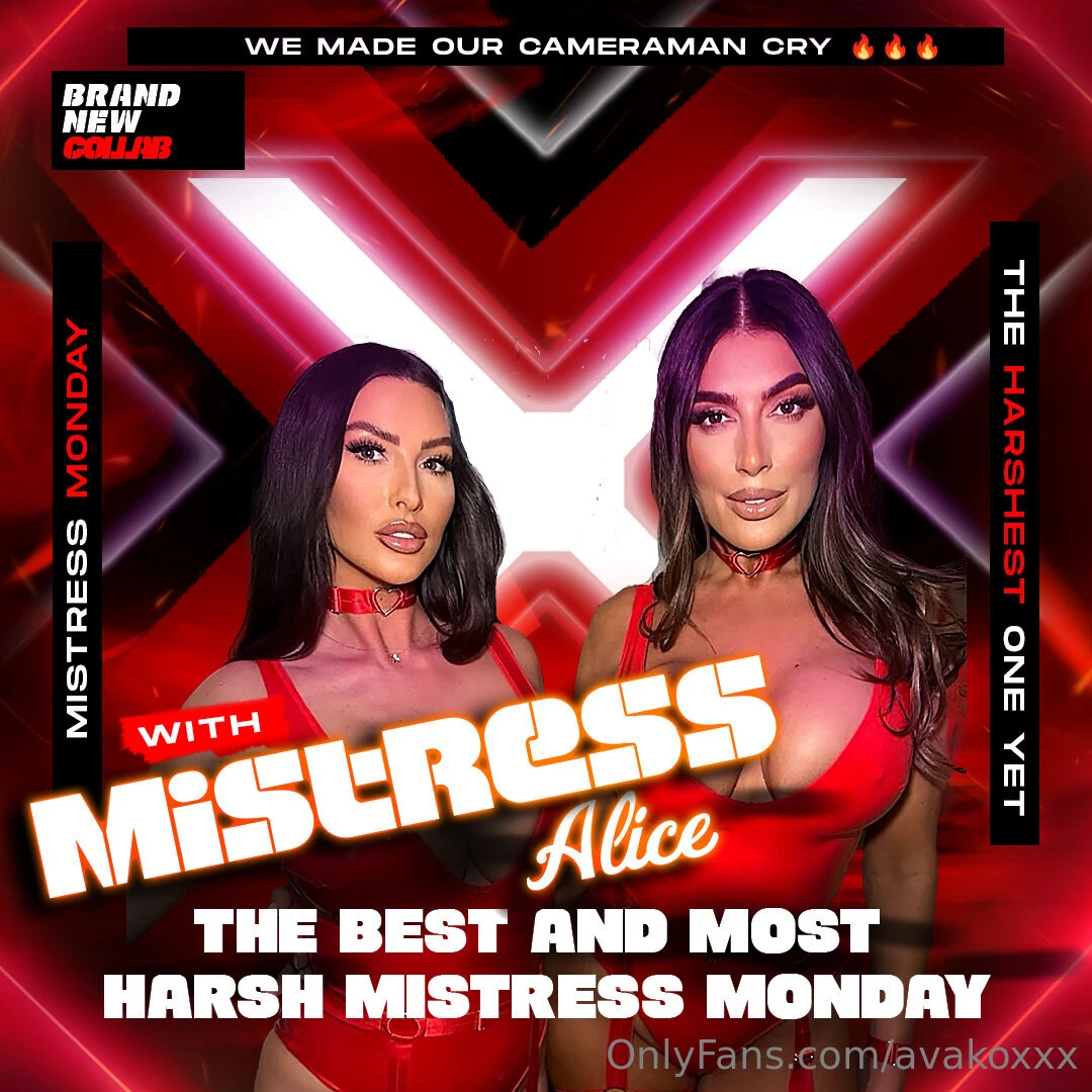 Mistress monday with two pure dominatrix goddessess all over you me 