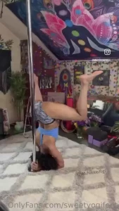 My ass had a little grip on that pole tho