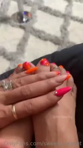 I m not sure how i feel about this month s nail set its cute i m just